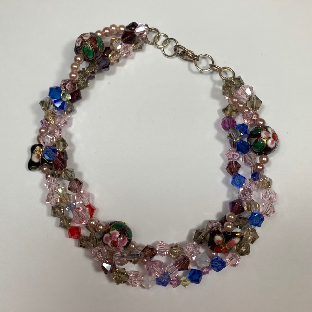 Anklet - Three strand bead Anklet